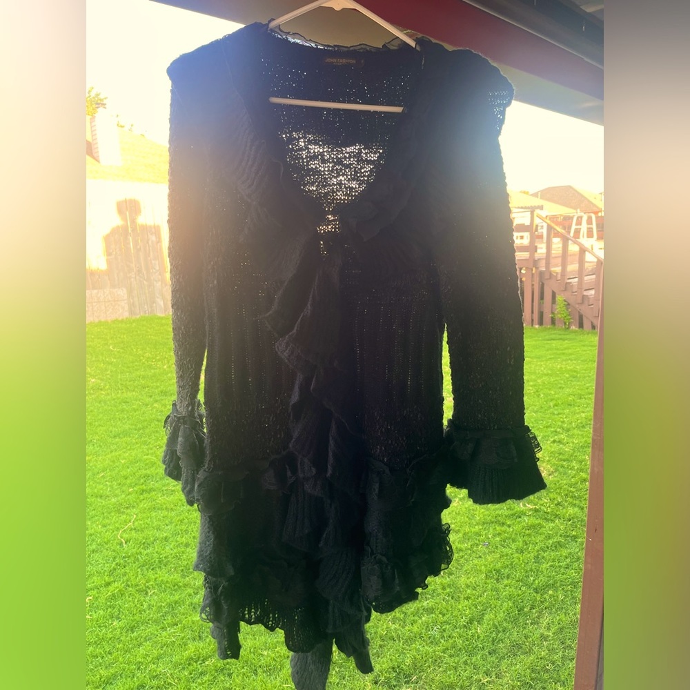 Whimsigoth sweater dress/coat